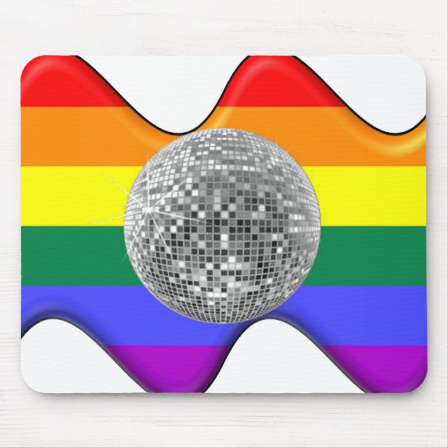 Homosexuelle Disco Mousepad (Vorne)