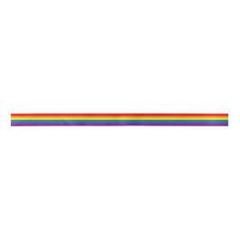 Homosexuelle Flagge färbt Regenbogen 1,5" Satinband