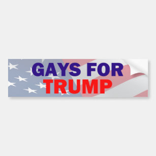 Homosexuelle für Trumpf-Autoaufkleber Autoaufkleber