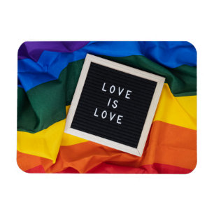 Homosexuelle Gay Art Liebe ist Liebe Quotes LGBTQ  Magnet
