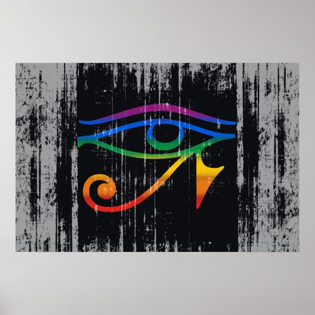 HOMOSEXUELLE GOTH STOLZ-FLAGGE POSTER (Vorne)