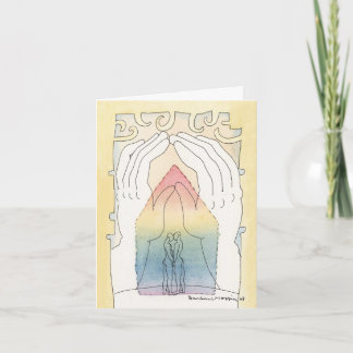 Homosexuelle Heirat oder Gewerkschaft Notecard Karte