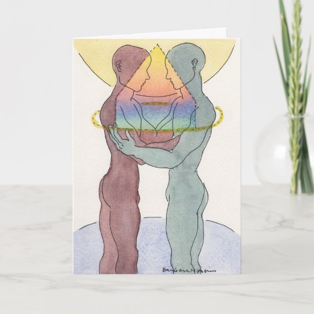 Homosexuelle Heirat-oder Gewerkschafts-Karte Karte (Vorderseite)