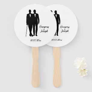 Homosexuelle Hochzeitsräume mit Namen und Datum Fächer