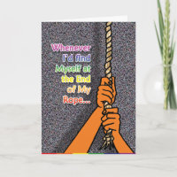 Homosexuelle Karten - Ende des Seils