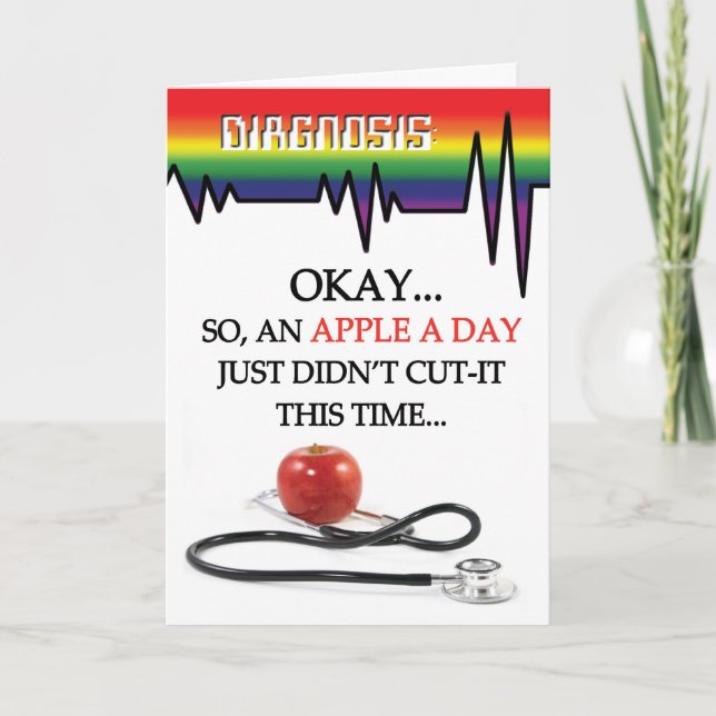Homosexuelle Karten - tägliches Apple (Vorderseite)