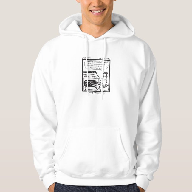 Homosexuelle Lebkuchen Männer Hoodie (Vorderseite)