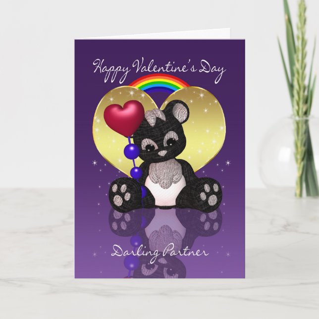 Homosexuelle/lesbische Karte Partnervalentines (Vorderseite)