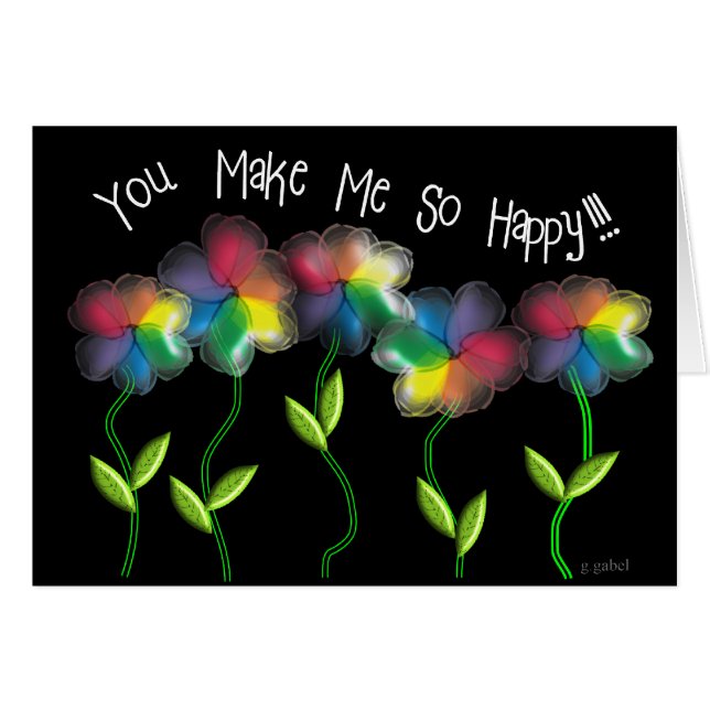 Homosexuelle lesbische Regenbogen-Blumen (Vorderseite (Horizontal))