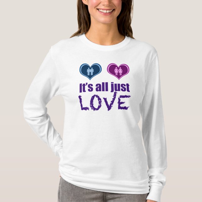 Homosexuelle Liebe T-Shirt (Vorderseite)