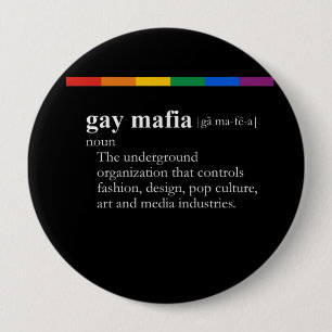 HOMOSEXUELLE MAFIA BUTTON