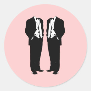 Homosexuelle Runder Aufkleber