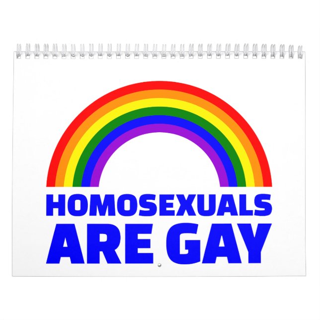 Homosexuelle sind homosexuell kalender (Titelbild)