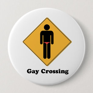 Homosexuelle Überfahrt Button