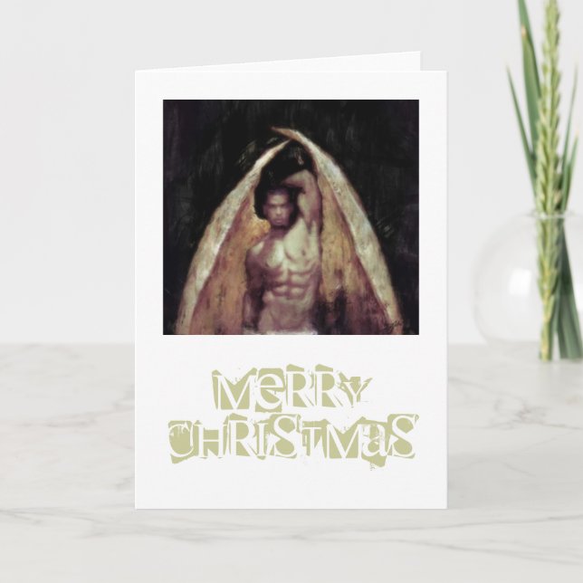 Homosexuelle Weihnachtskarten Feiertagskarte (Vorderseite)