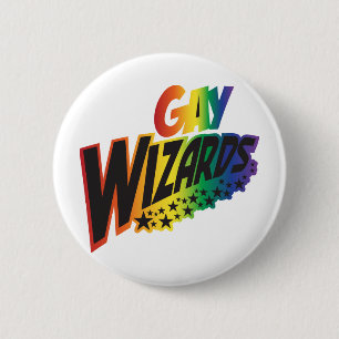 Homosexuelle Zauberer Button