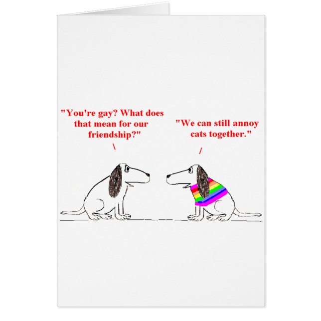 Homosexueller HundeCartoon 45 (Vorne)