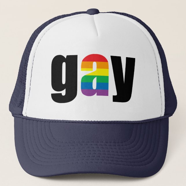 Homosexueller Hut Truckerkappe (Vorderseite)