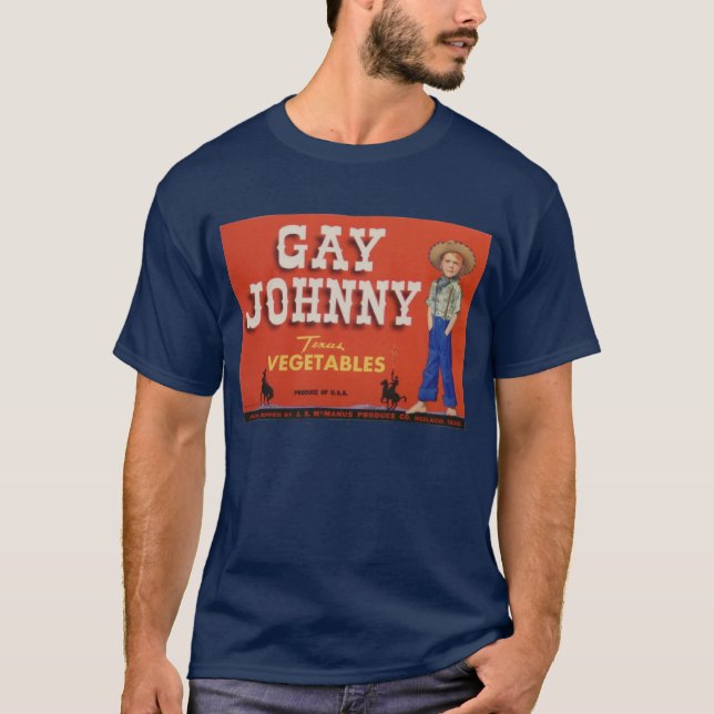 Homosexueller Johnny Vegs T-Shirt (Vorderseite)
