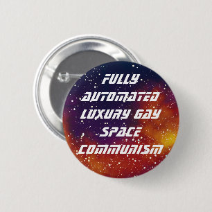 Homosexueller Raum-Kommunismus-kundengerechte Button