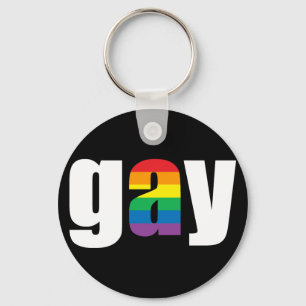 Homosexueller schwarzer Schlüsselanhänger