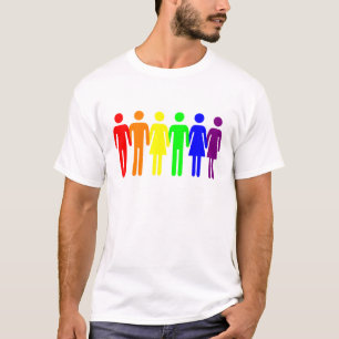 Homosexueller Stolz des Familien-Regenbogen-GLBT T-Shirt