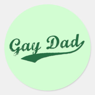 Homosexueller Vater Runder Aufkleber