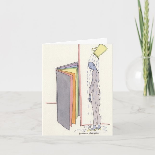 Homosexuelles Beileid Notecard Karte (Vorderseite)