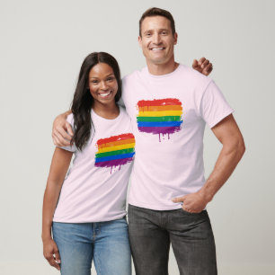 HOMOSEXUELLES FLAGGEN-BRATENFETT T-Shirt