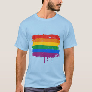 HOMOSEXUELLES FLAGGEN-BRATENFETT T-Shirt