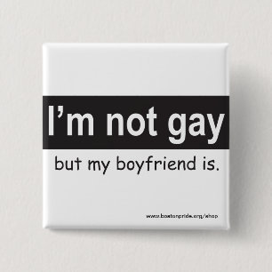 Homosexuelles Freund-Quadrat Button