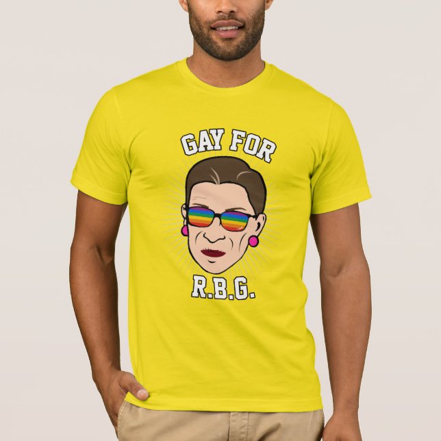 Homosexuelles für RBG - Ruth- Bader Ginsburgstolz T-Shirt (Vorderseite)