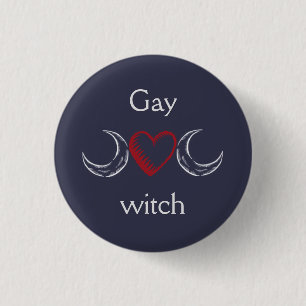 Homosexuelles Hexe-Abzeichen/ Button
