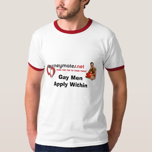 Homosexuelles MenApply innen T-Shirt (Vorderseite)