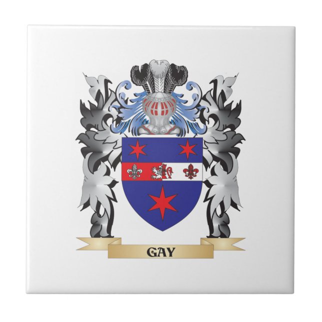 Homosexuelles Wappen - Familienwappen Fliese (Vorderseite)