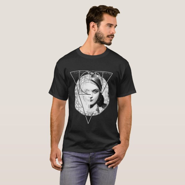 Homuncula: Pola Negri-Dunkelheit T-Shirt (Vorne ganz)