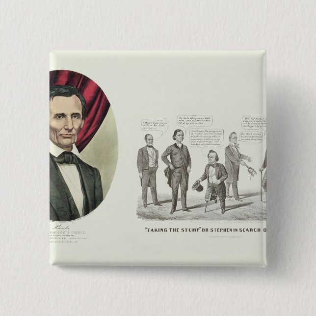 Hon. Abraham Lincoln Button (Vorderseite)