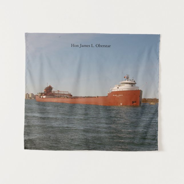 Hon James L. Oberstar Wandteppich (Vorderseite (Horizontal))