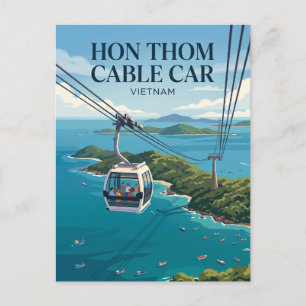 Hòn Thơm Seilbahn Vietnam Postkarte