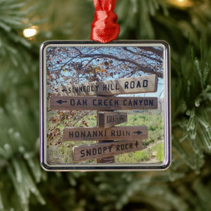 Honanki Ruin Snoopy Rock Sedona Arizona Ornament Aus Metall