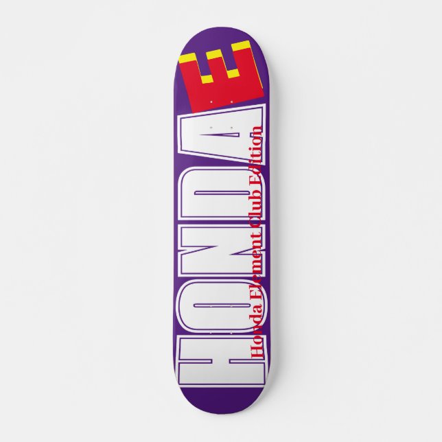 HONDA ELEMENT CLUB EDITION 7 3/4" Skateboard Deck (Vorne)