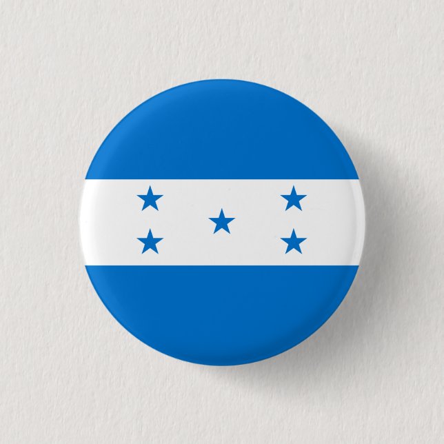 honduranische Flagge, Flagge von Honduras Button (Vorderseite)