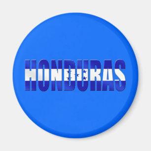 honduranische Flagge mit Logo-Emblem-Geschenken Magnet