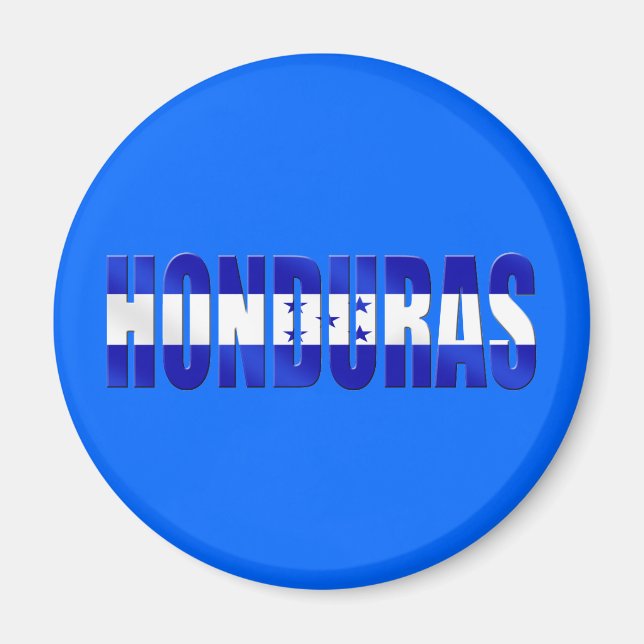 honduranische Flagge mit Logo-Emblem-Geschenken Magnet (Vorne)