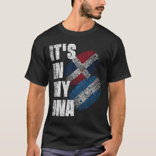 Honduranische und dominikanische DNA-Flagge Erbgut T-Shirt