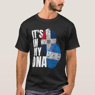Honduranisches und dominikanisches DNA-Flag-Erbe-G T-Shirt