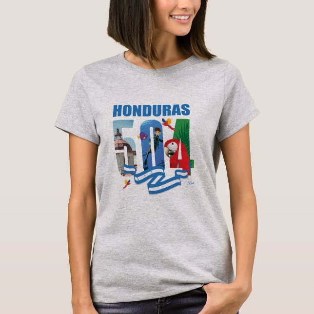 Honduras 504 Guacamaya 03 T-Shirt (Vorderseite)