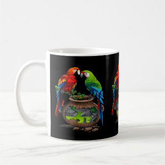 Honduras, Copan maya, loros Kaffeetasse