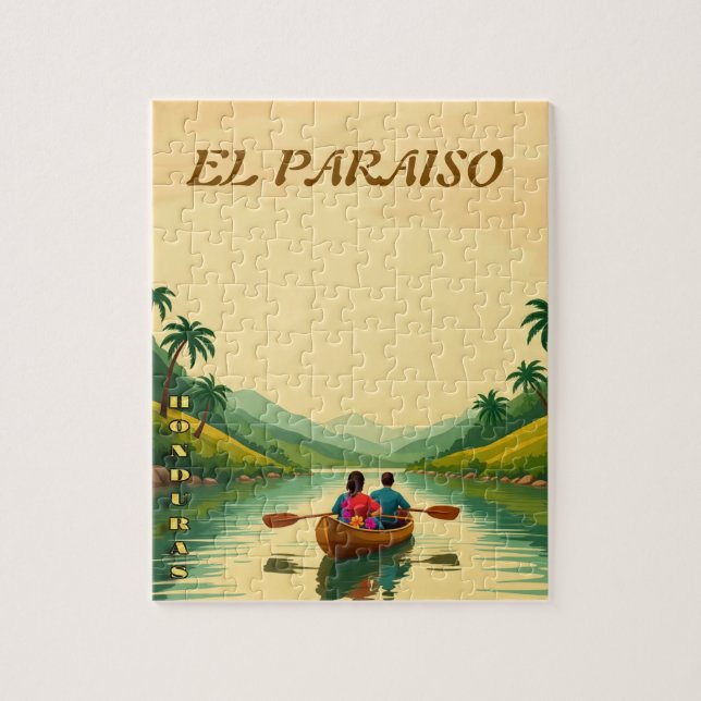  Honduras EL PARAISO Retro poster (Vertikal)