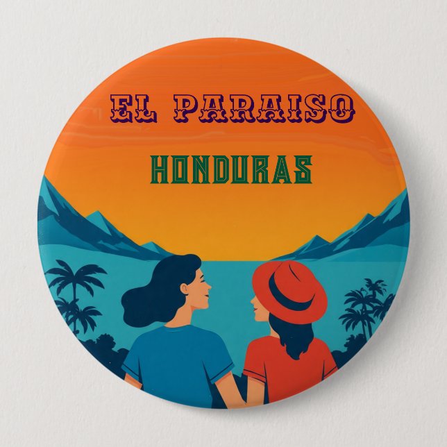  Honduras EL PARAISOtro poster Button (Vorderseite)